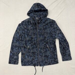 Coach Hawaiian Camo Floral Windbreaker